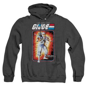 G.I. JOE STORM SHADOW CARD Adult Heather Hoodie