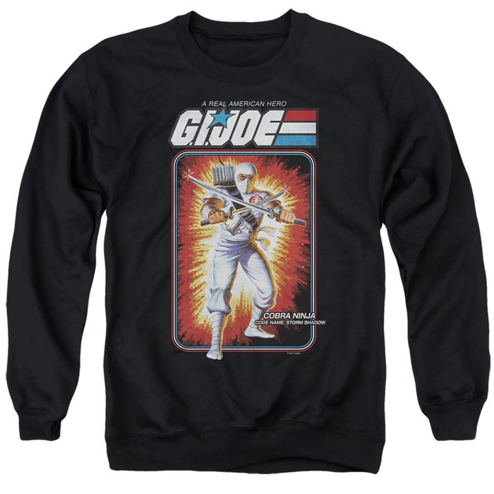 G.I. JOE STORM SHADOW CARD Sweatshirt