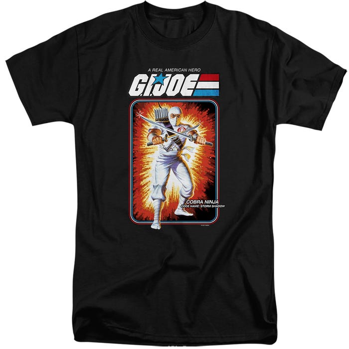 G.I. JOE STORM SHADOW CARD Tall T-Shirt