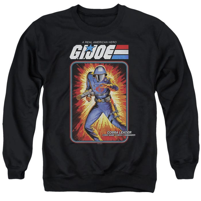 G.I. JOE COBRA COMMANDER CARD Sweatshirt