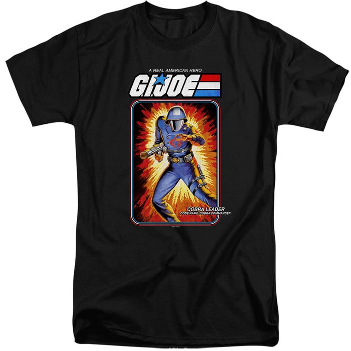 G.I. JOE COBRA COMMANDER CARD Tall T-Shirt