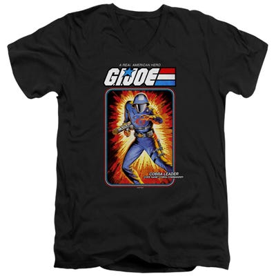 G.I. JOE COBRA COMMANDER CARD V-Neck T-Shirt