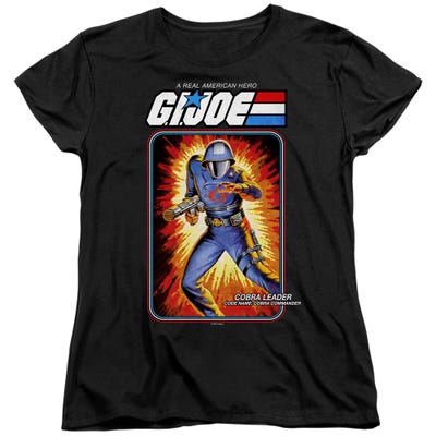 G.I. JOE COBRA COMMANDER CARD Womens T-Shirt