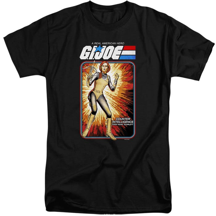 G.I. JOE SCARLETT CARD Tall T-Shirt