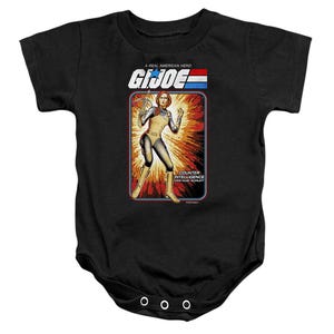 G.I. JOE SCARLETT CARD Baby Bodysuit