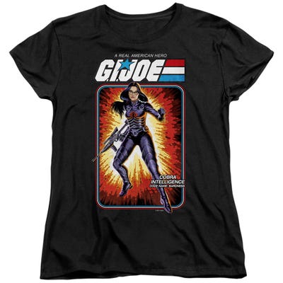 G.I. JOE BARONESS CARD Womens T-Shirt