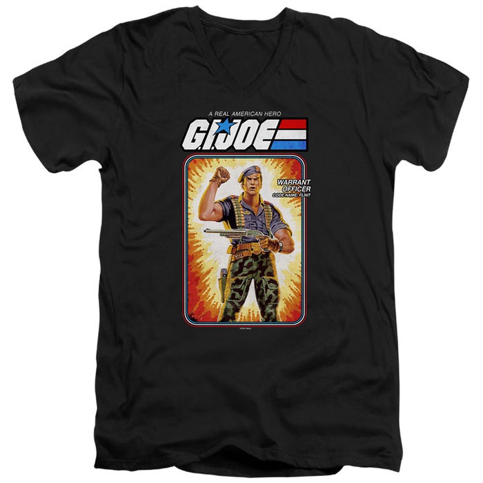 G.I. JOE FLINT CARD V-Neck T-Shirt