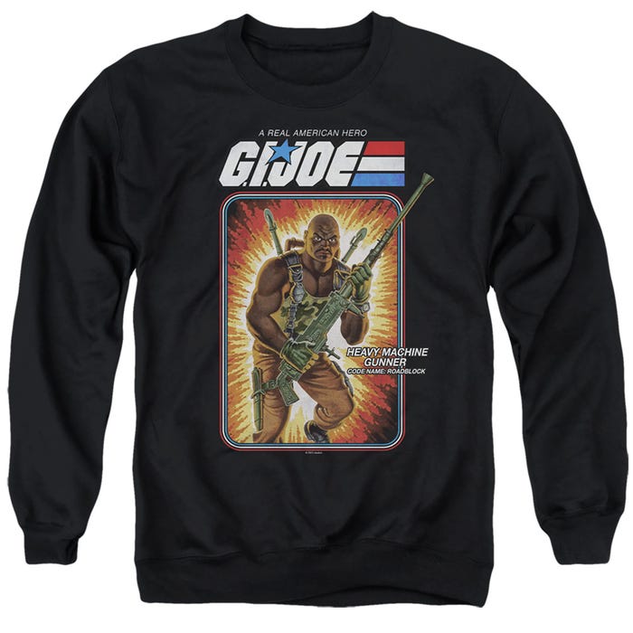 G.I. JOE ROADBLOCK CARD Sweatshirt