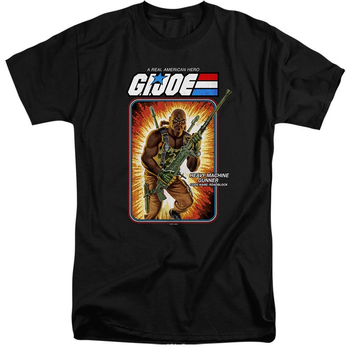G.I. JOE ROADBLOCK CARD Tall T-Shirt