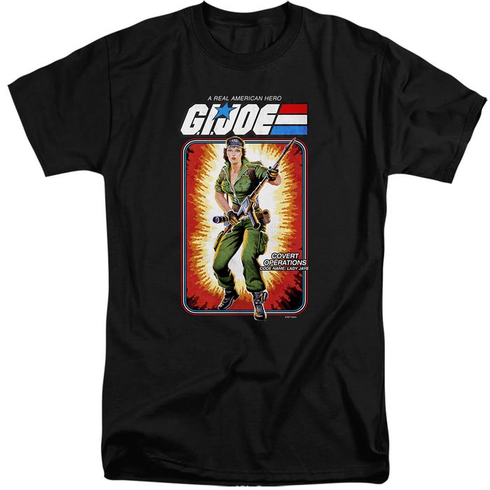 G.I. JOE LADY JAYE CARD Tall T-Shirt