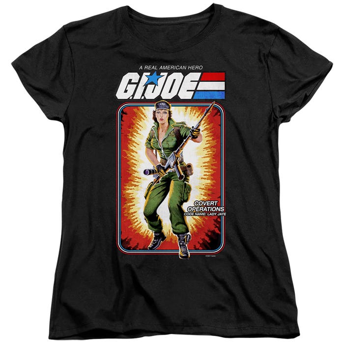 G.I. JOE LADY JAYE CARD Womens T-Shirt
