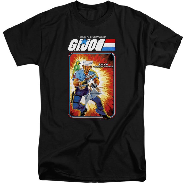 G.I. JOE SHIPWRECK CARD Tall T-Shirt