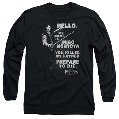 Hello Princess Bride Long Sleeve Shirt