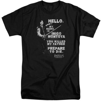Hello Princess Bride Tall T-Shirt
