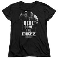 Here Comes The Hot Fuzz Womens T-Shirt