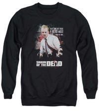 Hero Must Rise Shaun Of The Dead Sweatshirt