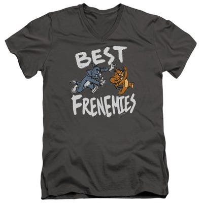 TOM AND JERRY MOVIE BEST FRENEMIES V-Neck T-Shirt