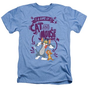 TOM AND JERRY MOVIE CAT AND MOUSE Heather T-Shirt