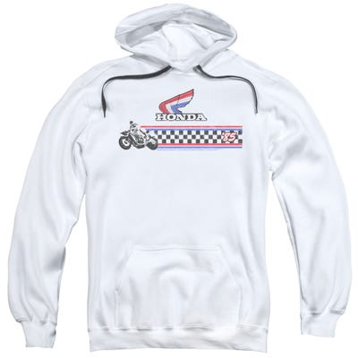 1985 RED WHITE BLUE Honda Motorcycles Hoodie