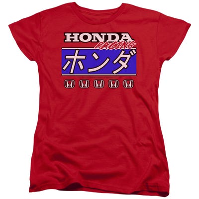 Honda Racing Kanji Womens T-Shirt