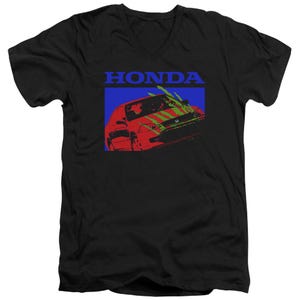 Official Honda Civic Bold V-Neck T-Shirt