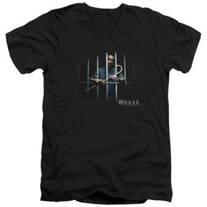 House Behind Bars V-Neck T-Shirt