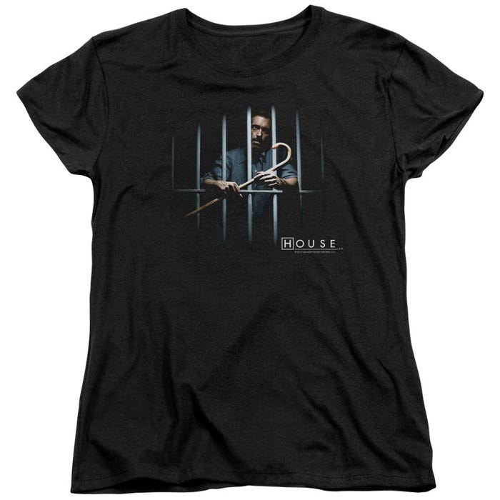 House Behind Bars Womens T-Shirt