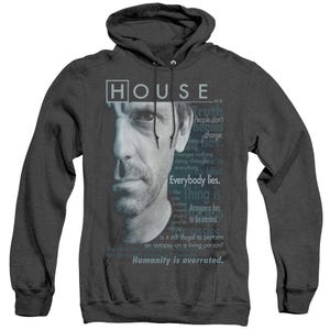 House M.D. Houseisms Adult Heather Hoodie