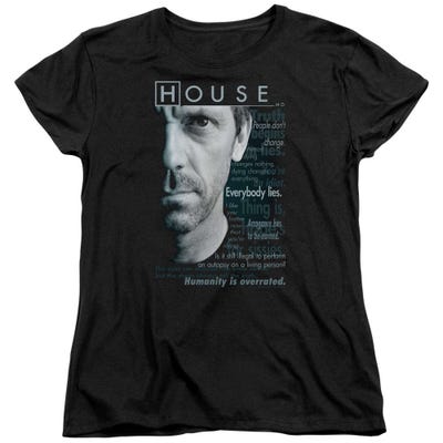 House M.D. Houseisms Womens T-Shirt