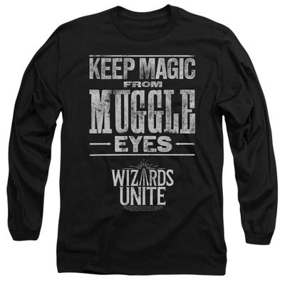 Keep Magic From Muggle Eyes Wizards Unite Harry Potter Long Sleeve Shirt