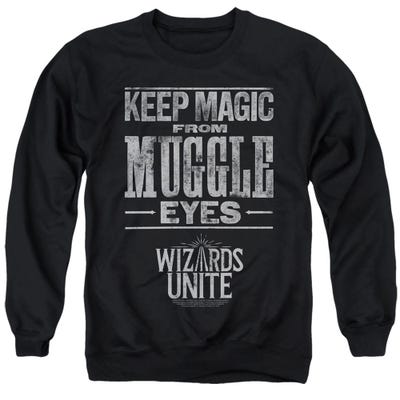 Keep Magic From Muggle Eyes Wizards Unite Harry Potter Sweatshirt