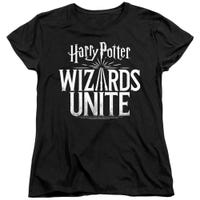 Harry Potter Official Wizards Unite Logo Womens T-Shirt