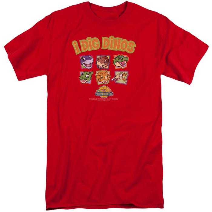 I Dig Dinos Land Before Time Tall T-Shirt