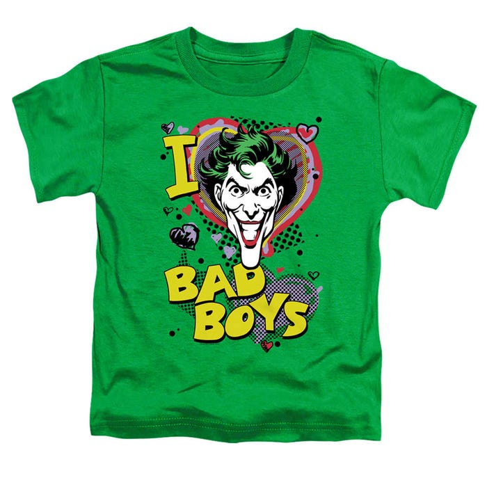 I Heart Bad Boys Joker Toddler T-Shirt