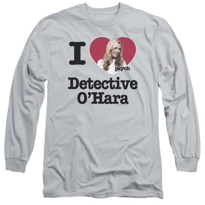 I Heart Detective O'Hara Psych Long Sleeve Shirt