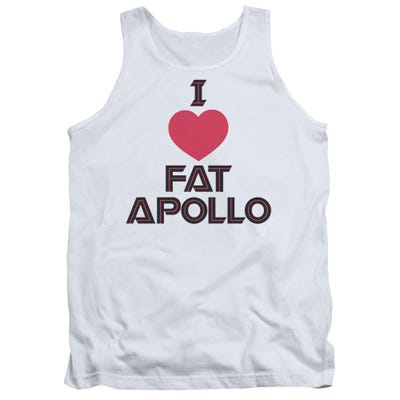 I Heart fat Apollo Battlestar Galactica Tank Top