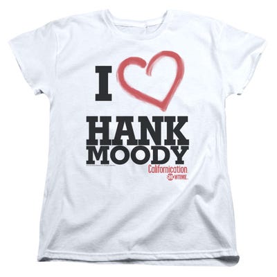 I Heart Hank Moody Californication Womens T-Shirt