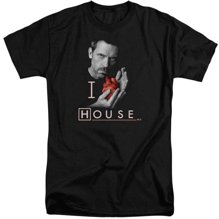 I Heart House M.D. Tall T-Shirt