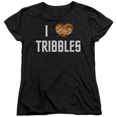 I Heart Tribbles Star Trek Womens T-Shirt