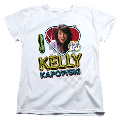 I Love Kelly Saved by the Bell Womens T-Shirt