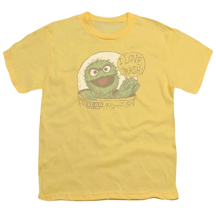I Love Trash Sesame Street Kids T-Shirt