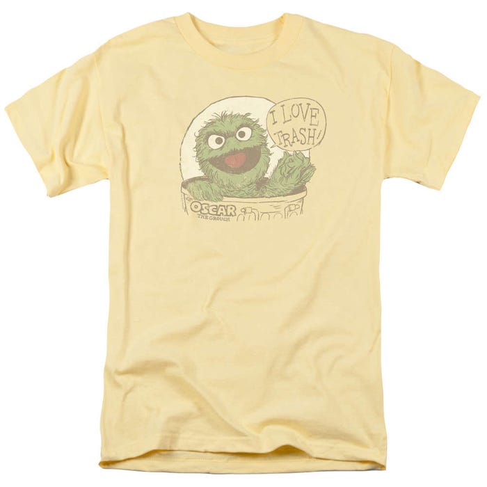 I Love Trash Sesame Street T-Shirt