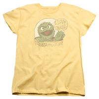 I Love Trash Sesame Street Womens T-Shirt