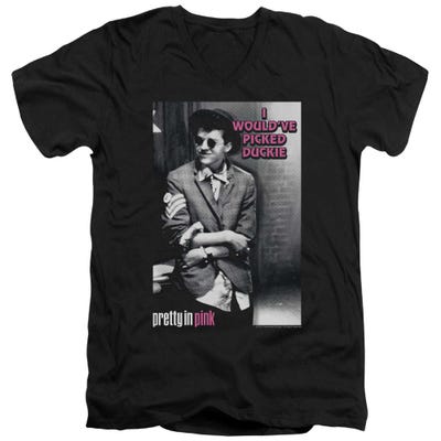 I Would'Ve Pretty In Pink V-Neck T-Shirt