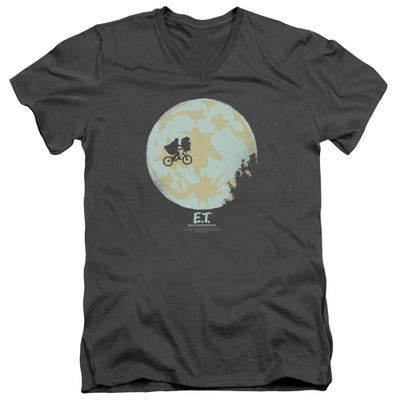 In The Moon E.T. the Extra-Terrestrial  V-Neck T-Shirt