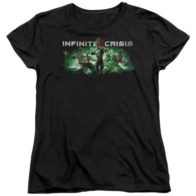 Infinite Crisis Green Womens T-Shirt