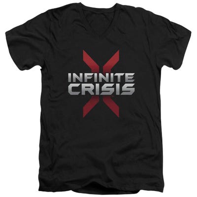 Infinite Crisis Logo V-Neck T-Shirt