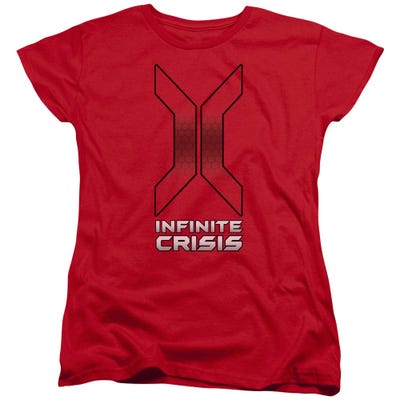 Infinite Crisis Title Womens T-Shirt