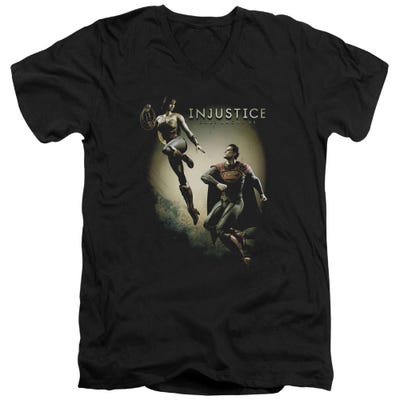 Injustice Battle Of The Gods V-Neck T-Shirt