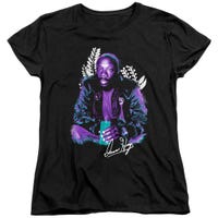 Isaac Hayes Floral Womens T-Shirt
